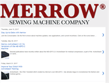 Tablet Screenshot of blog.merrow.com